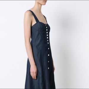 Tibi denim twill dress